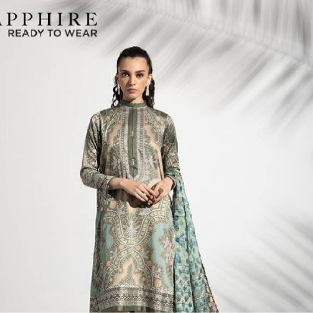Sapphire Ready to Wear Paisley Dress
